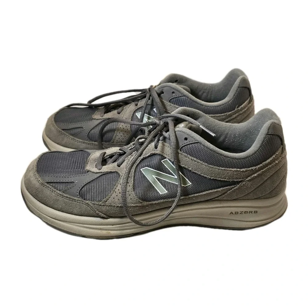 New Balance 877‎ Shoes Mens 10/ Women's 11.5 Grey Athletic Sneakers Walking